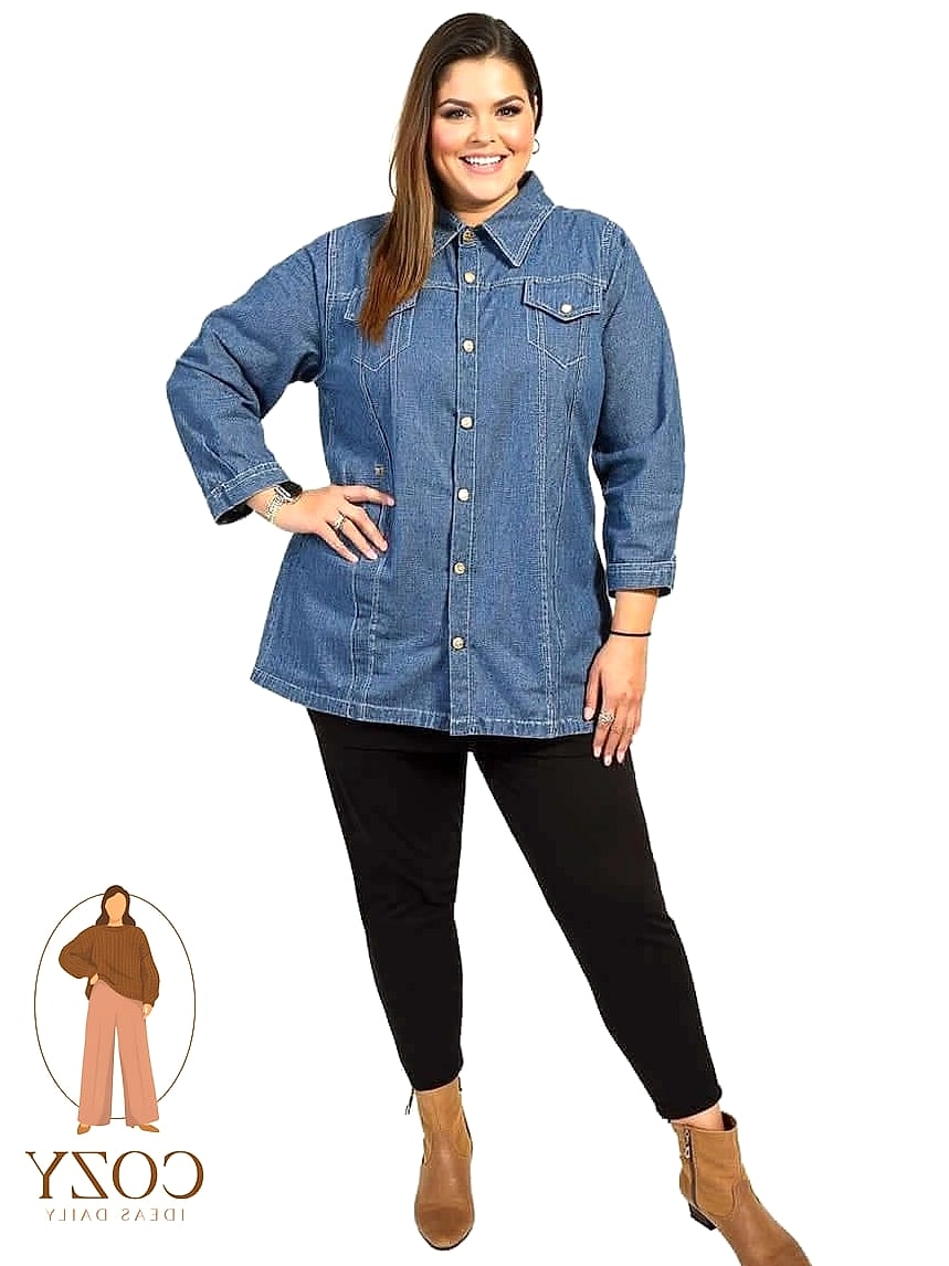 Denim on Denim With a Statement Top