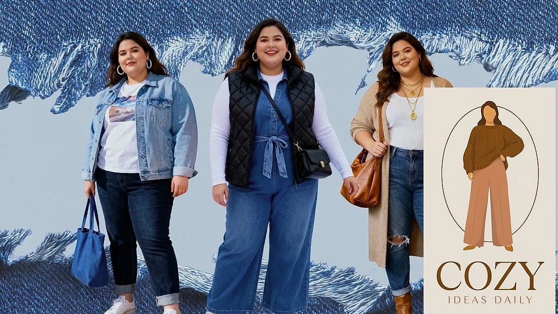 28 Plus Size Curvy Outfits That Will Transform Your Look 10 Denim on Denim, Done Right