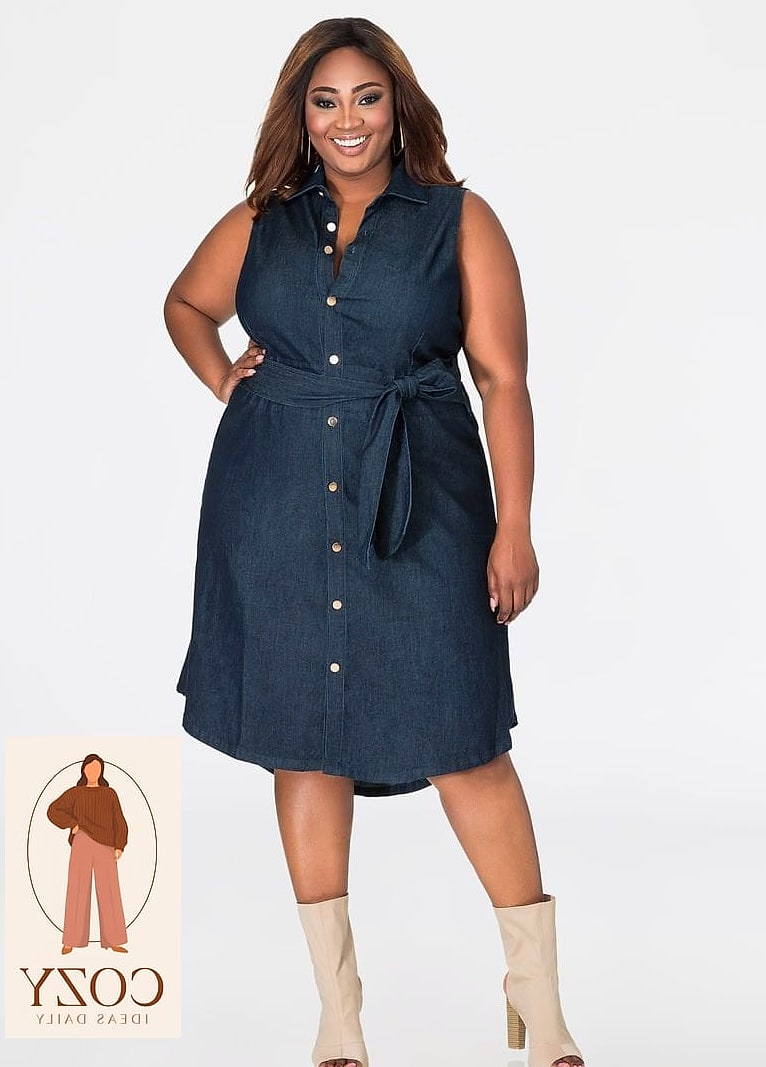 The Denim-on-Denim Dress Moment