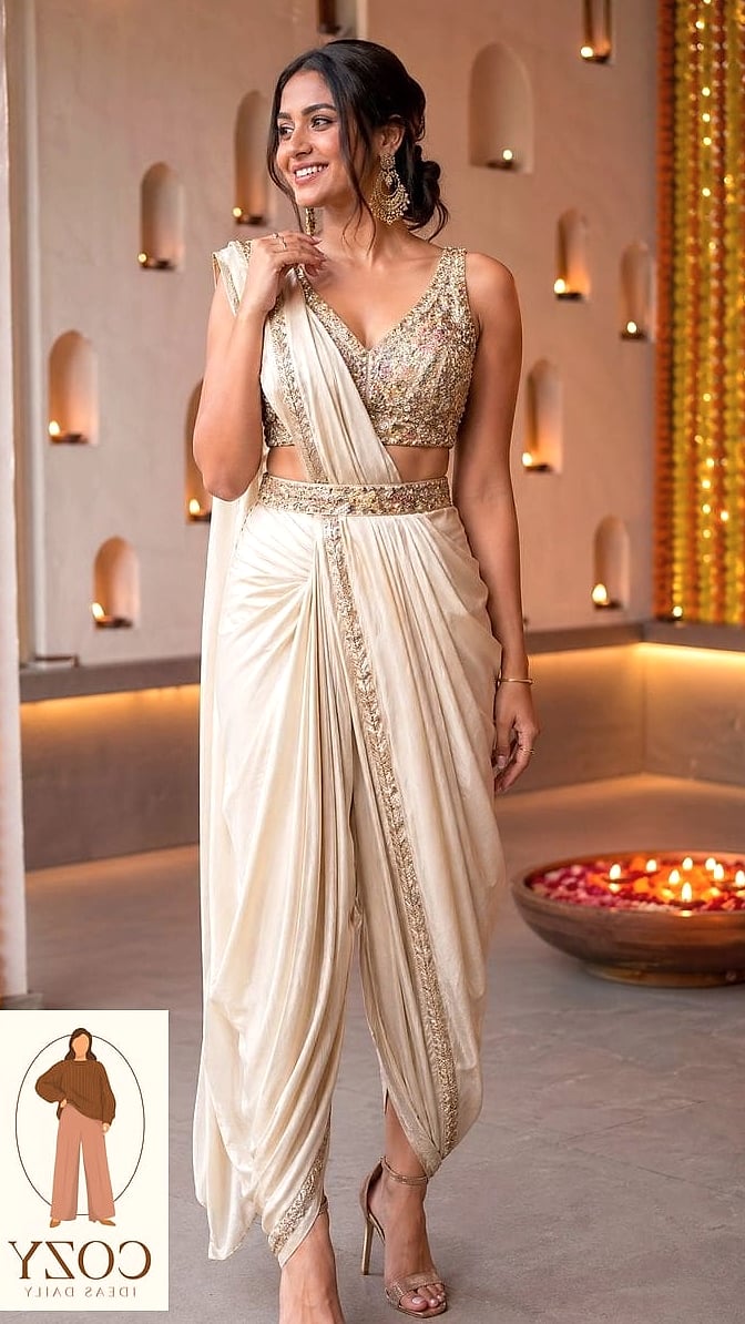 Dhoti-Style Saree Drape
