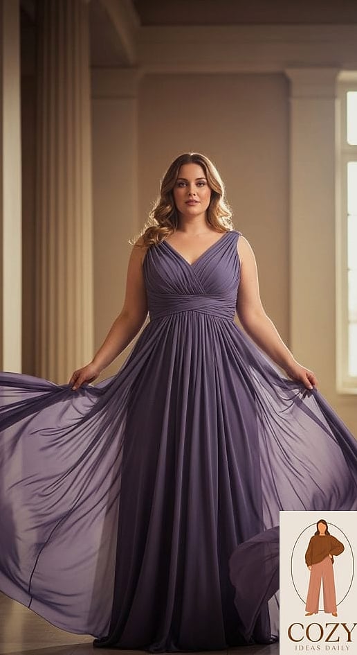 The Draped Grecian Style Gown