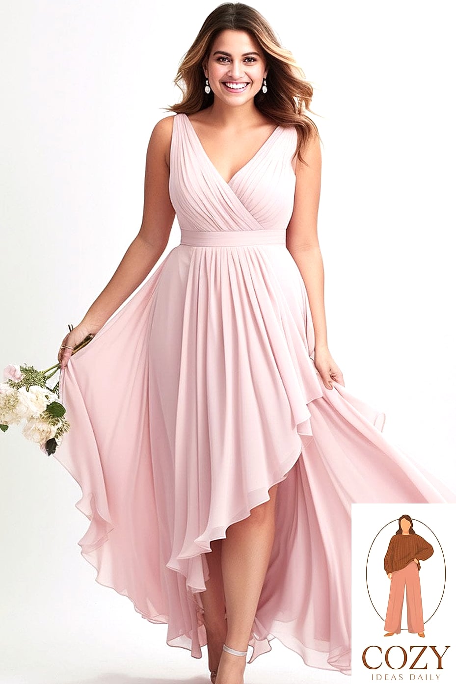 28 Pink Plus Size Dresses Worth Pinning Immediately 4 The Dusty Rose Midi for Work