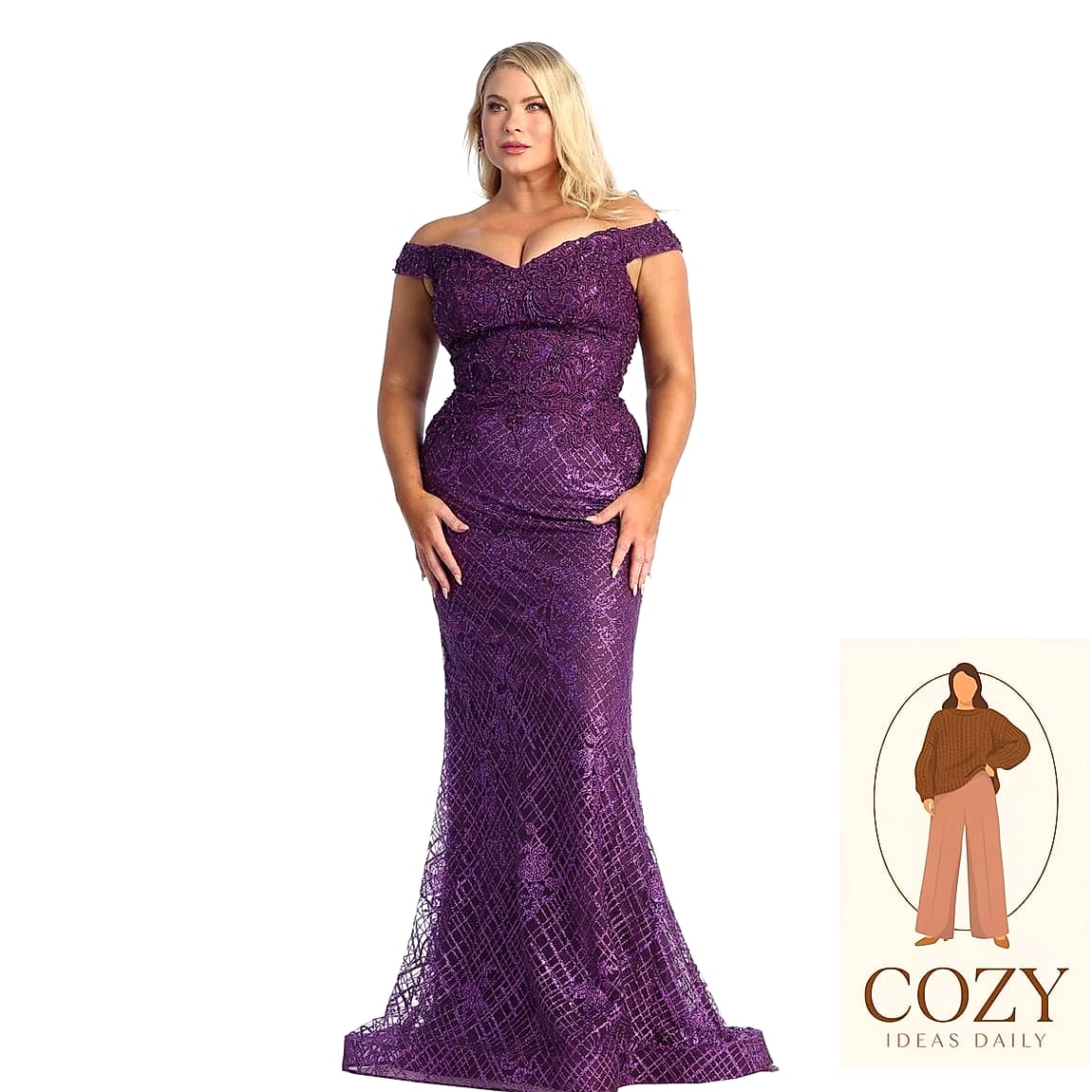 Eggplant Cocktail Dress for Special Occasions