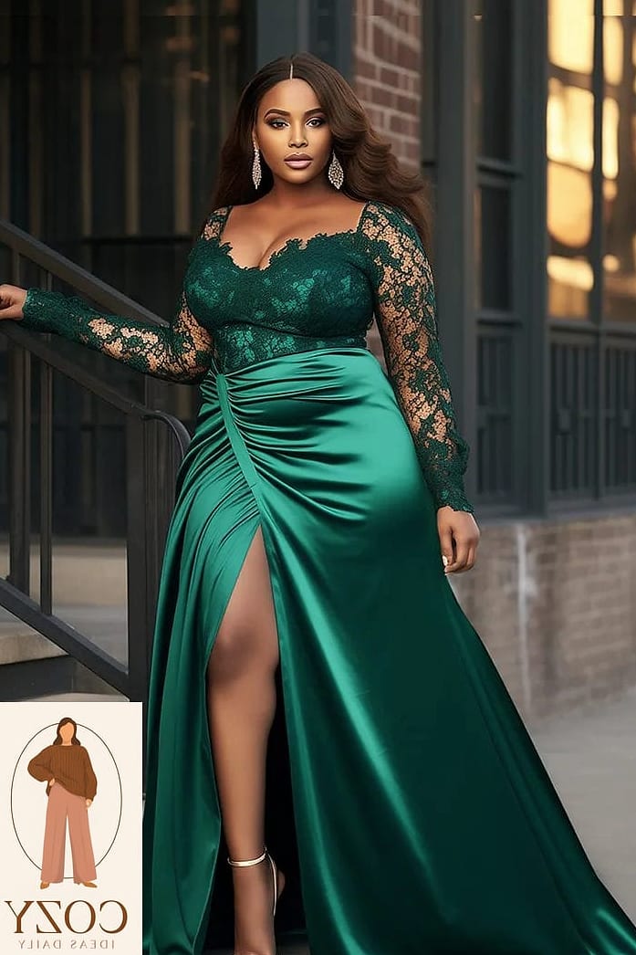 The Emerald Green Wrap Dress