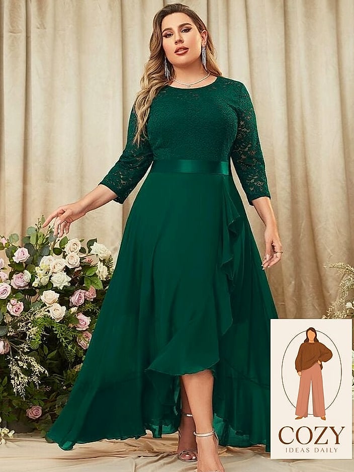 The Emerald Green Wrap Dress