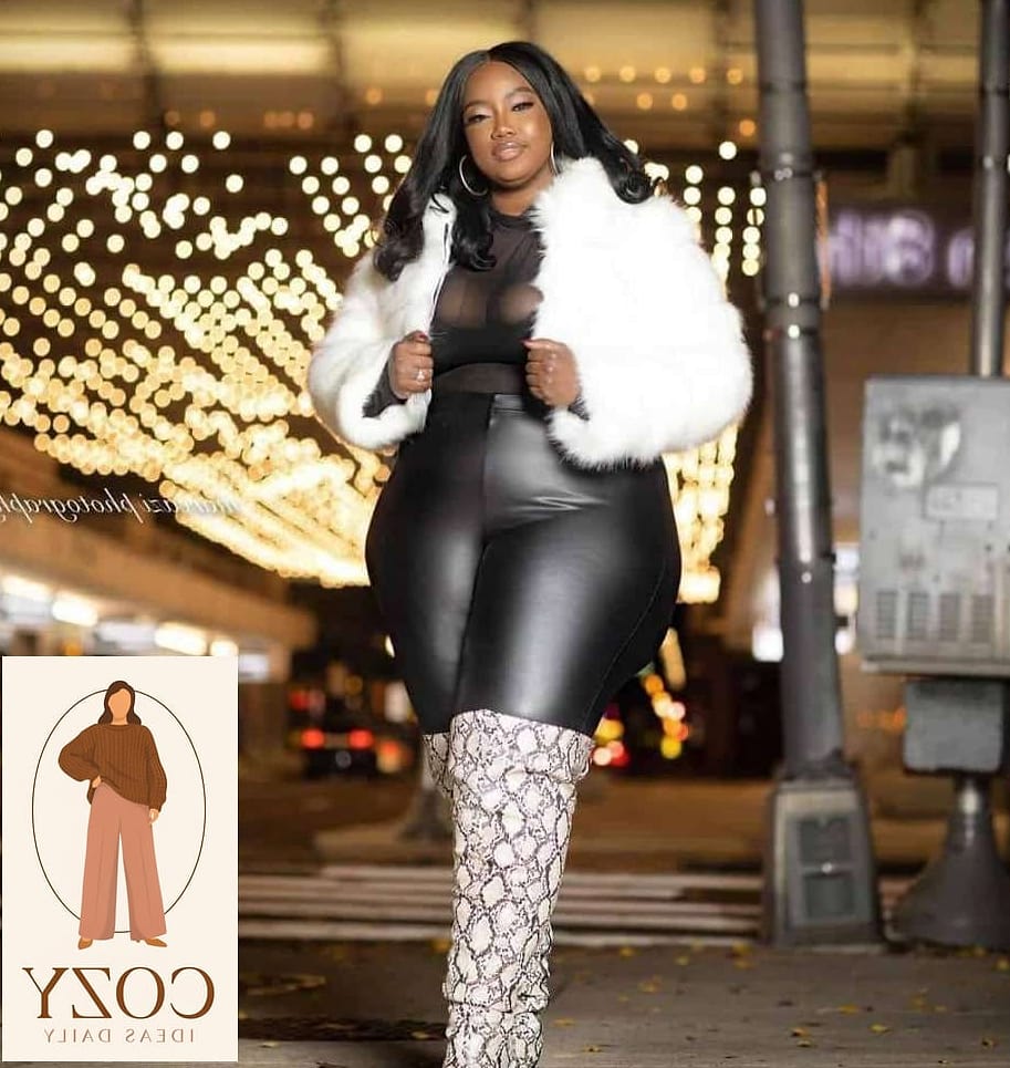 The Faux Leather Jacket and Bodycon Dress Combo