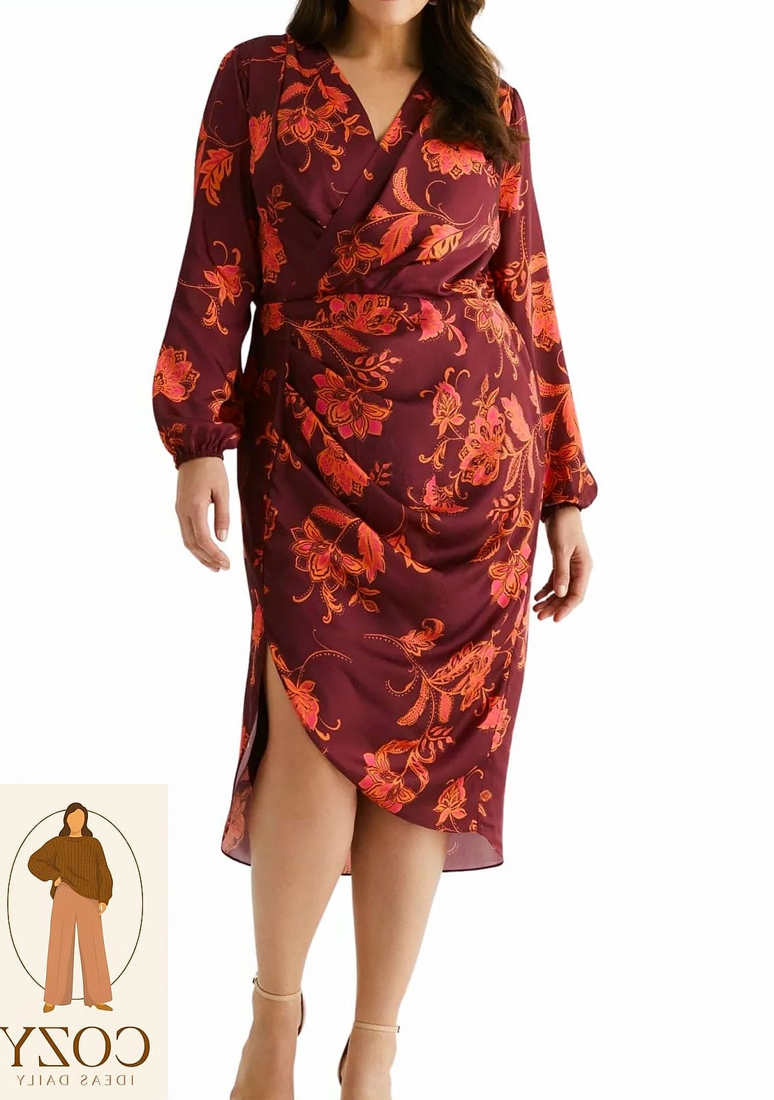 27 Plus Size Work Dresses That Are Going Viral on Pinterest Right Now 11 Faux Wrap Dresses for the Look Without the Fuss