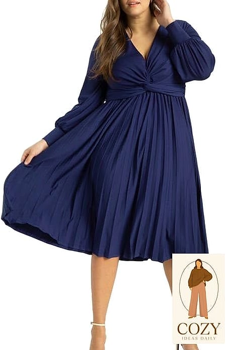 Fit-and-Flare Dress for Church or Formal Daytime Events
