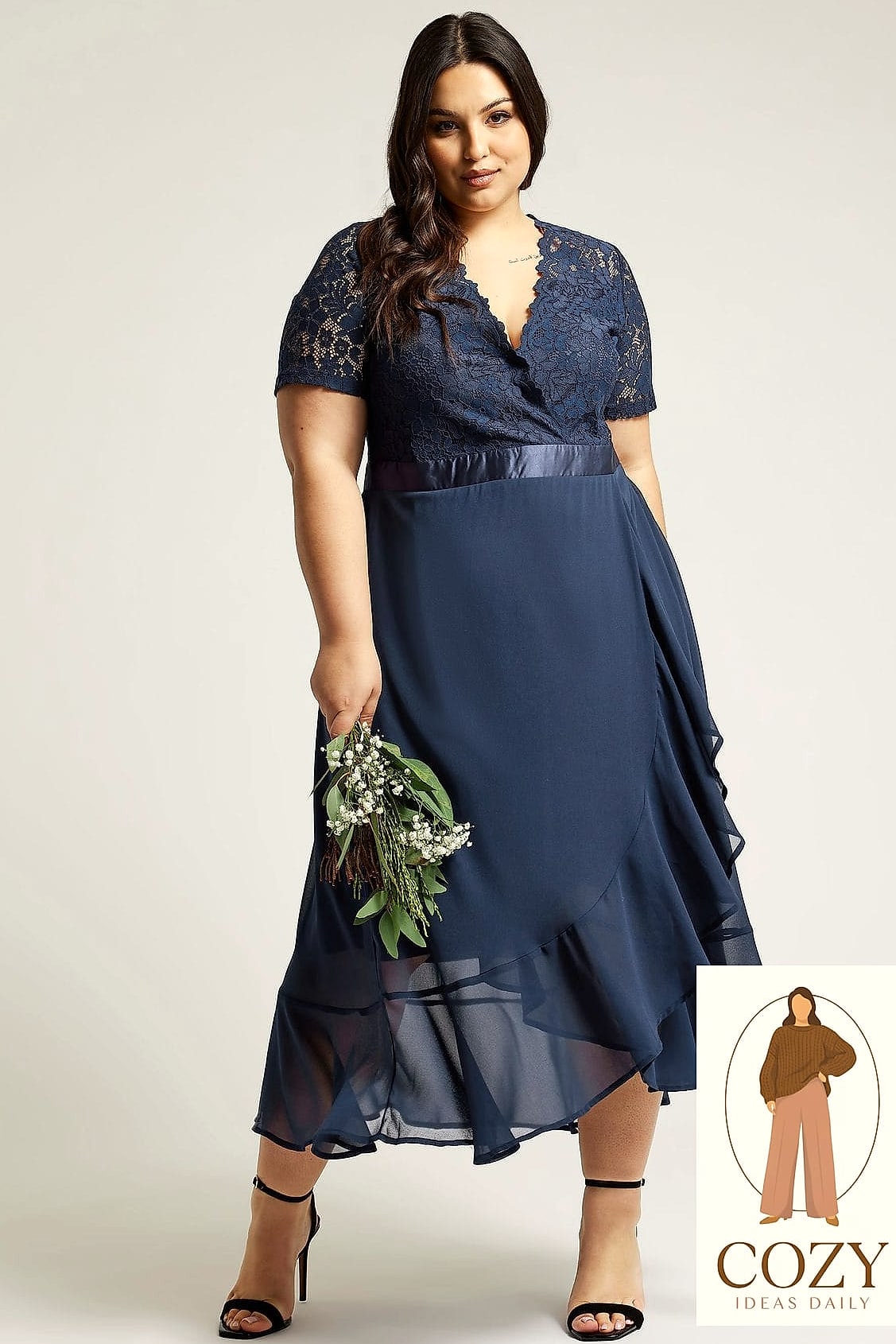 Fitted Midi Dress with a Statement Belt