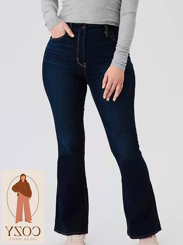 Flare Jeans With A Corset Top