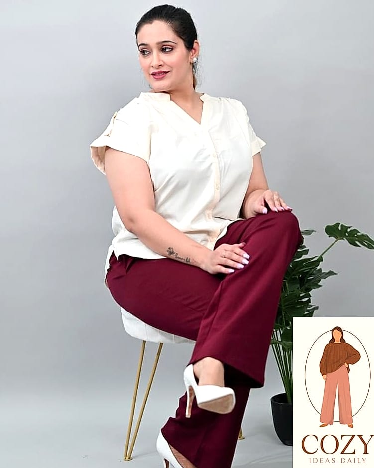 Flare Trousers for a Retro Office Look