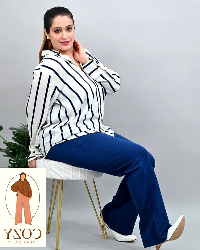 Flare Trousers and a Fitted Blazer