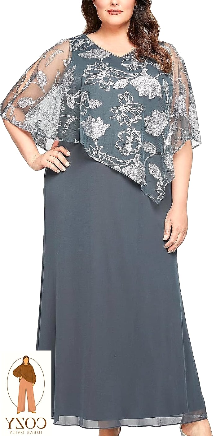 A Floor-Length Gown With an Empire Waist