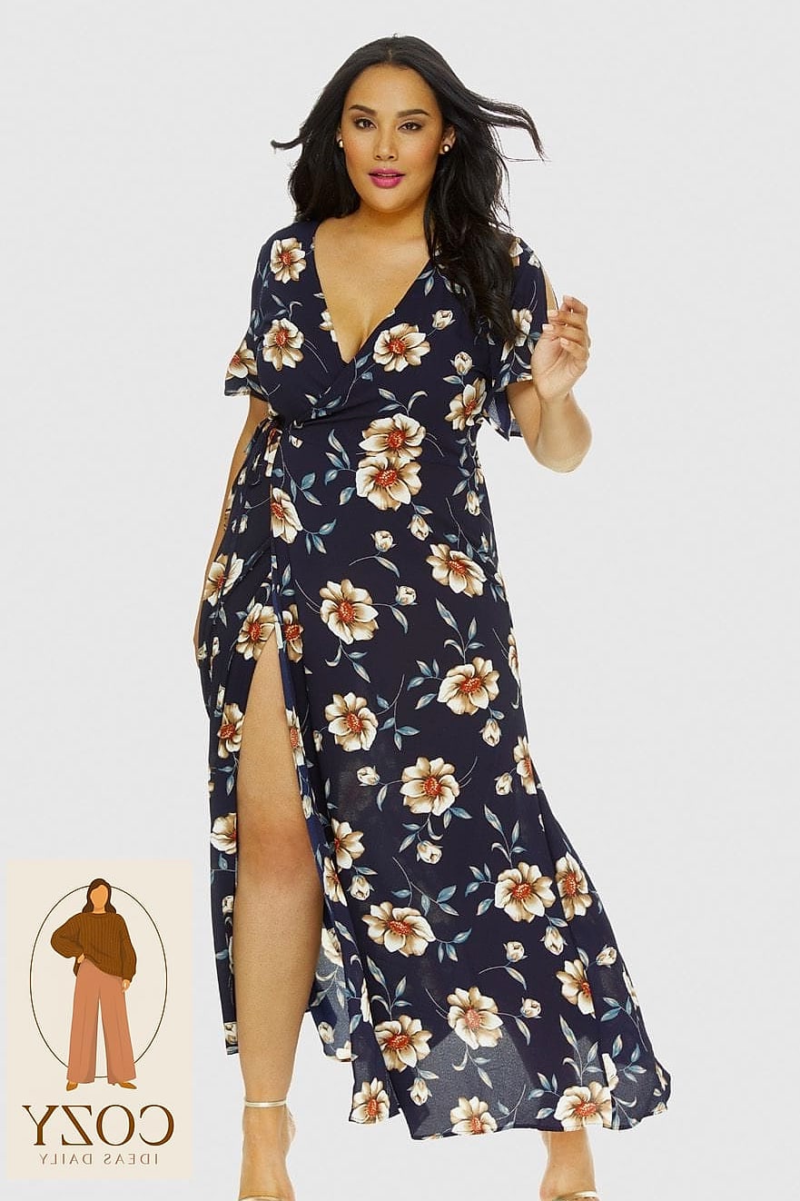 The Floral Wrap Midi for Garden Weddings