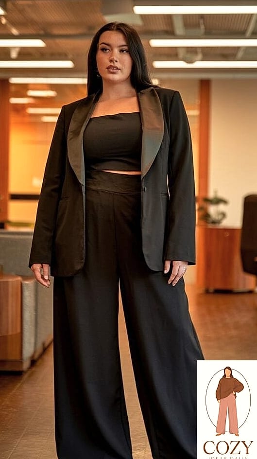 Flowy Palazzo Pants With a Fitted Top