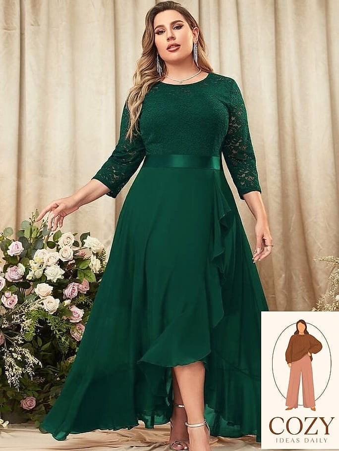 The Forest Green Velvet Gown