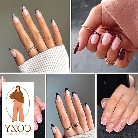 The French Tip Nails and Little Black Dress Finish