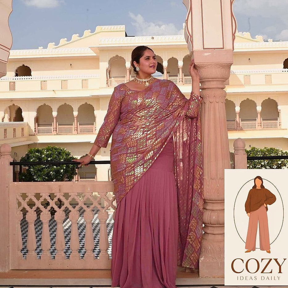 Front-Pleated Fan Drape