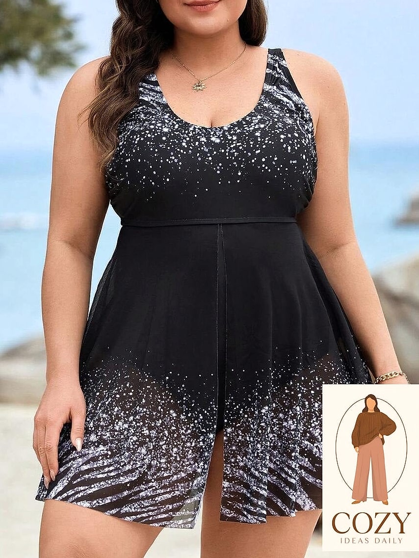 The Full Coverage One-Piece With a Plunge Neckline