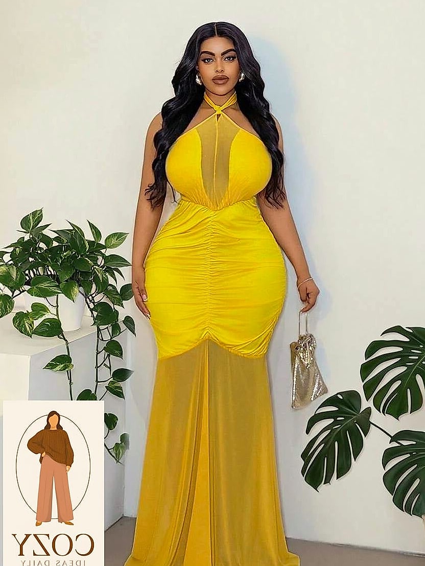 The Halter Neck Gown for Black-Tie Events