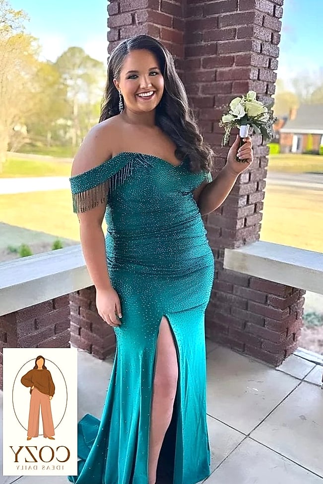 High Slit Satin Gown