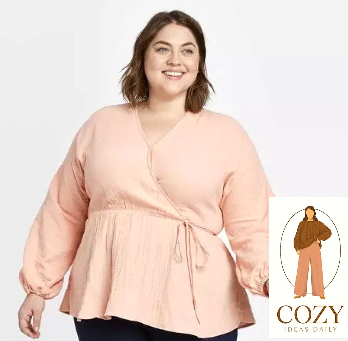 28 Pink Plus Size Dresses Worth Pinning Immediately 19 The Hot Pink Wrap Midi for the Office