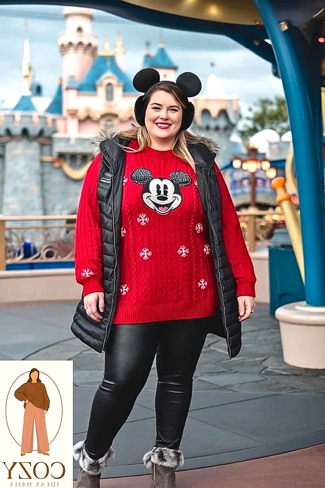 29 Plus Size Disney Outfits Worth Pinning Immediately 24 Houndstooth Print for a Chic Twist