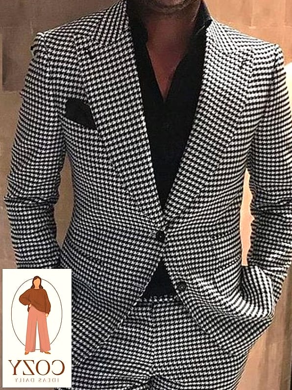 Houndstooth Two-Piece Set
