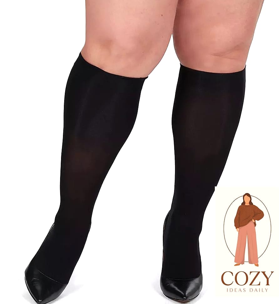 Knee-High Boots With a Shift Dress