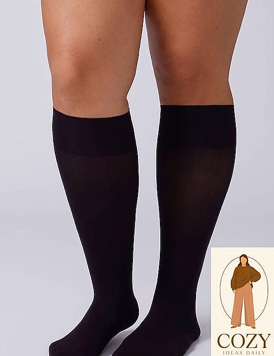 Knee-High Boots With Skirts and Dresses