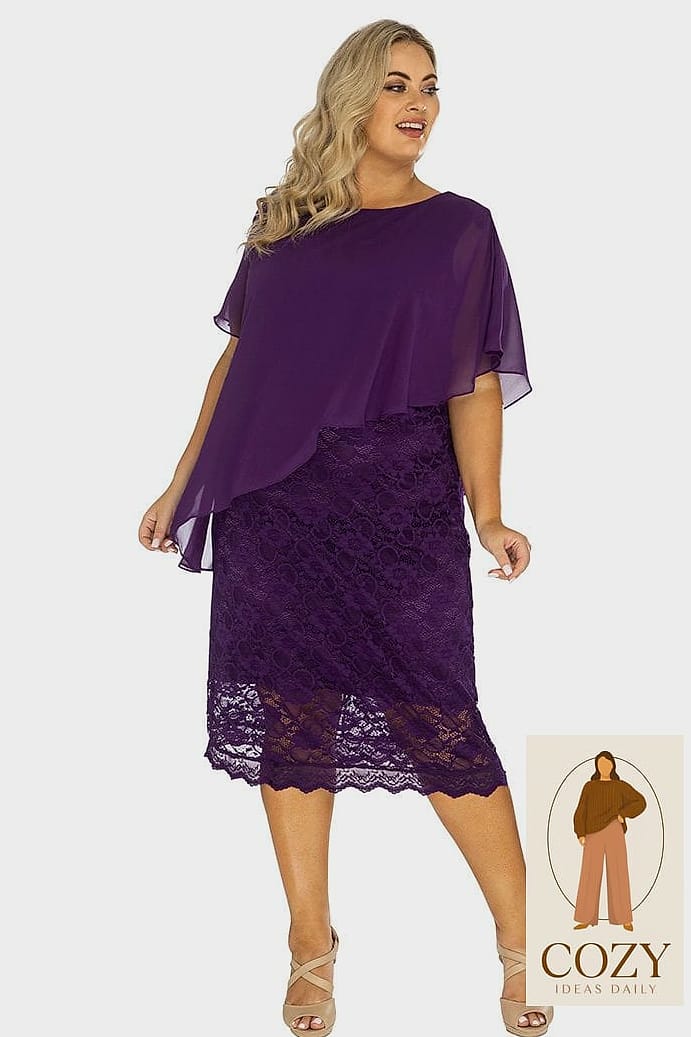 Lace Overlay Formal Dresses