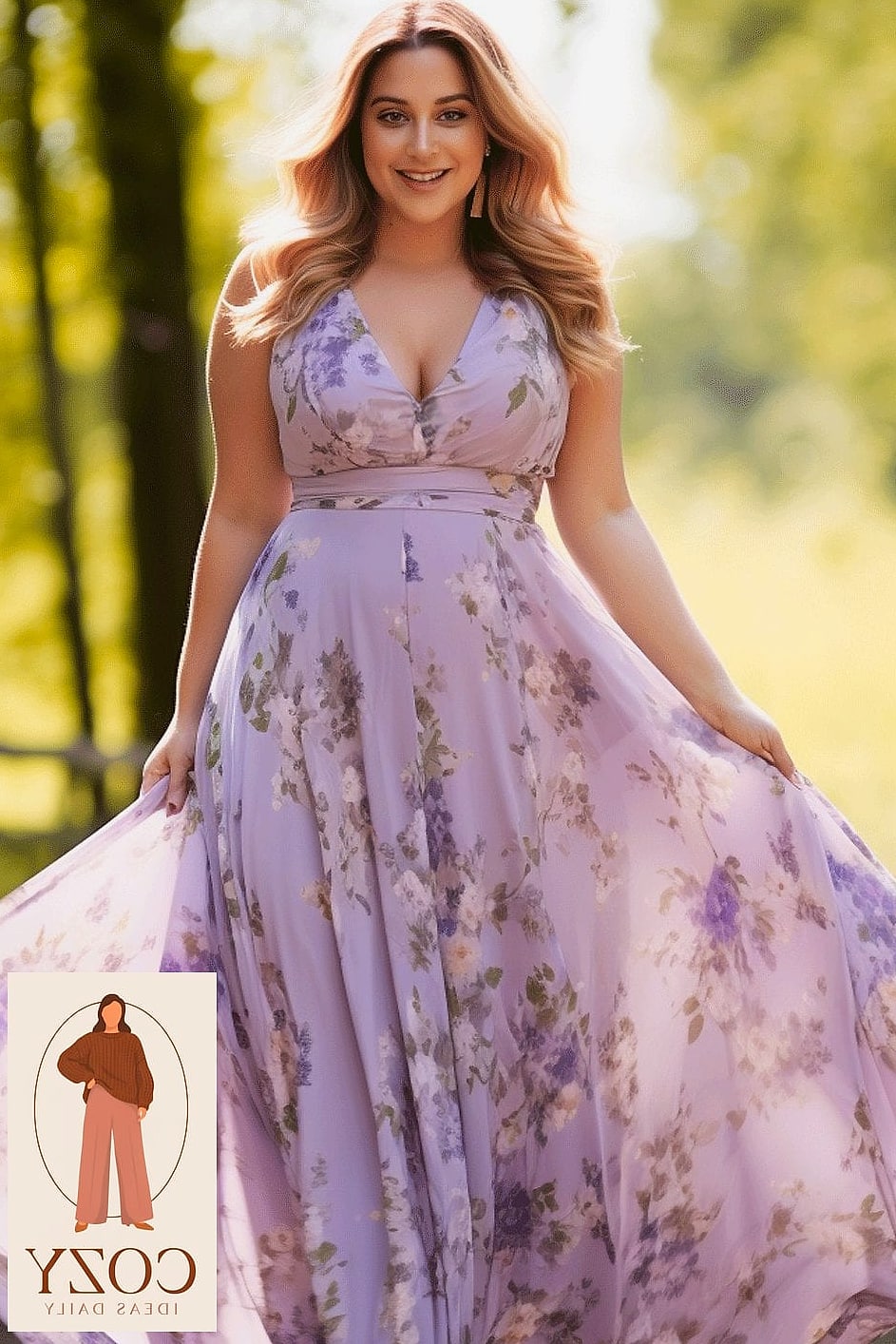 Lavender Maxi for Warm Weather Days