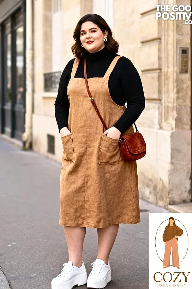 The Layered Turtleneck Under a Slip Dress