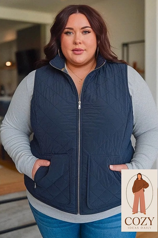 The Layered Vest Look