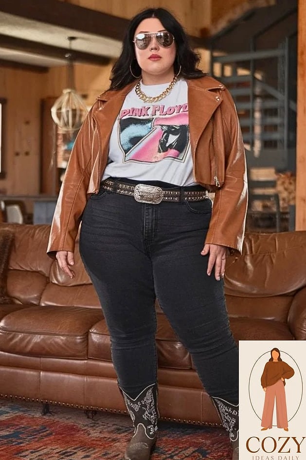 The Leather Jacket and Boots Pairing