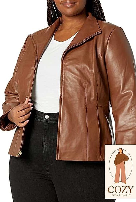 The Leather Jacket and Flare Jeans Look