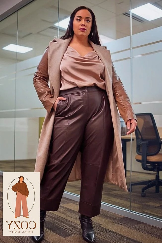 Leather Pants And A Silk Cami