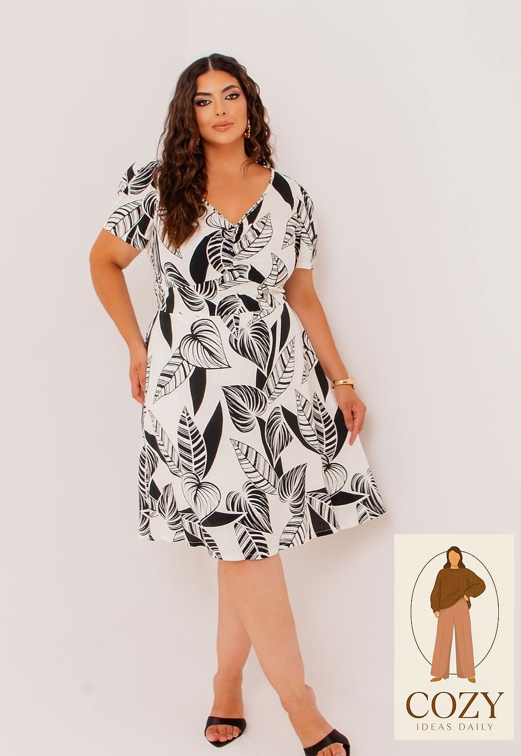 Linen Blend Shirt Dress for Hot Days