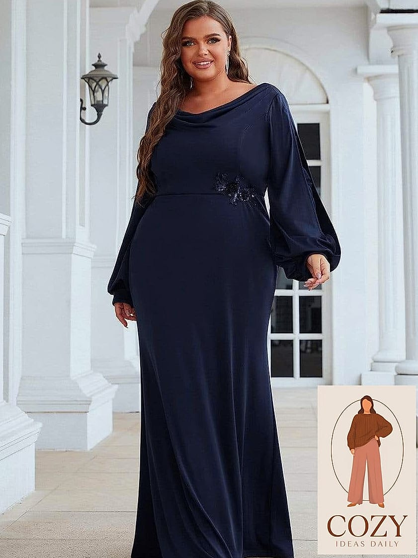 The Long-Sleeve Bodycon Turtleneck Dress