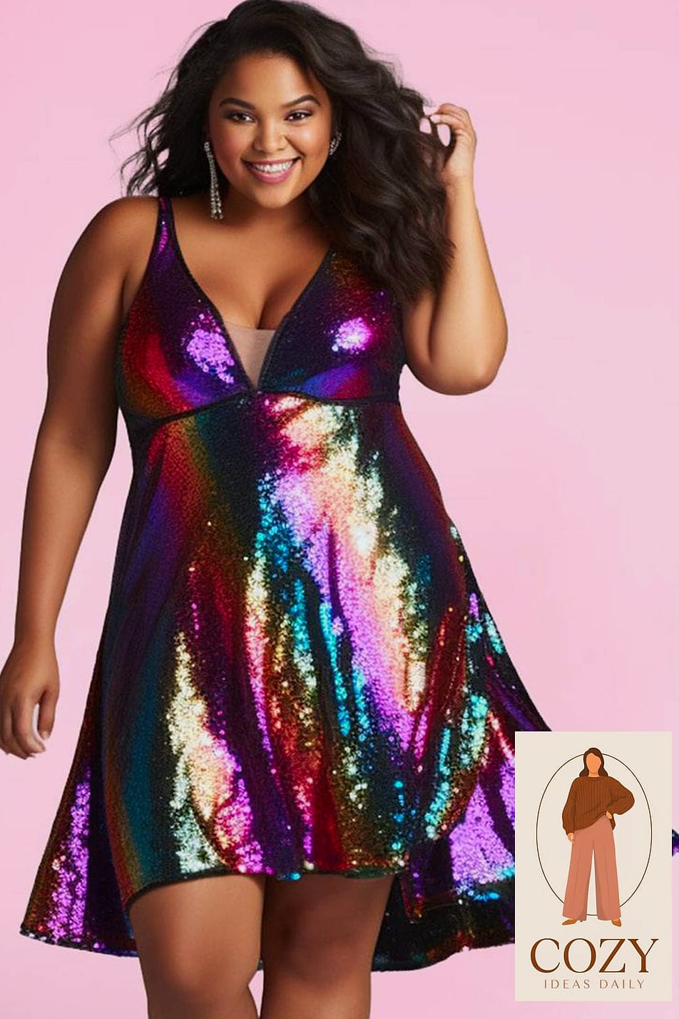 A Metallic Midi for Understated Glam