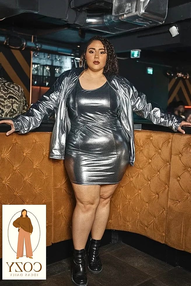 Metallic Mini Dress For Maximum Shine