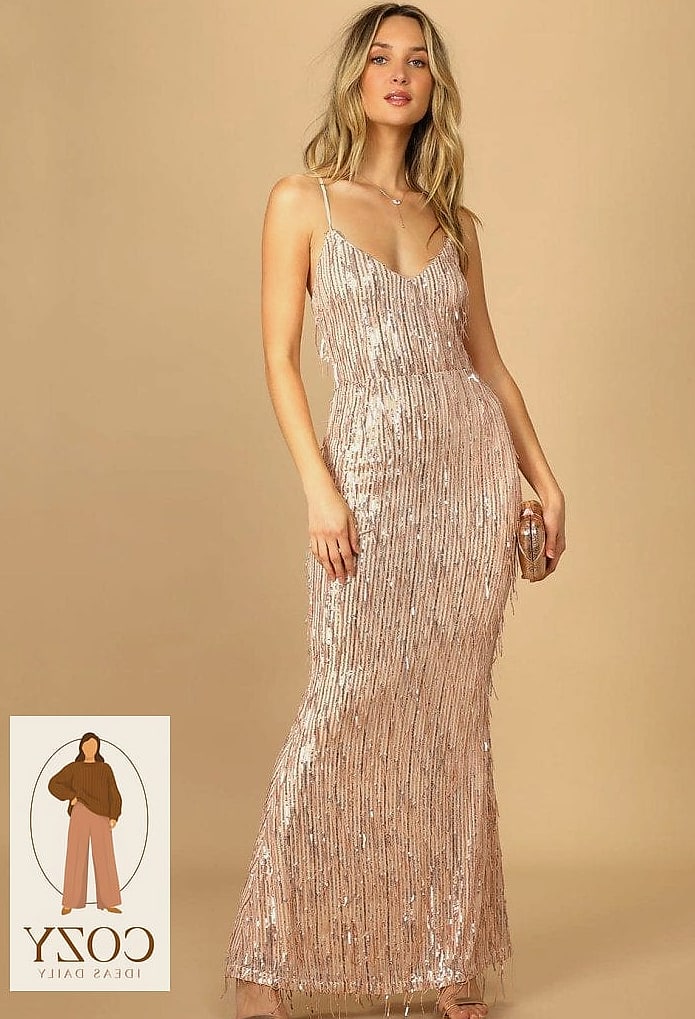 Metallic Sequins for a Glam Reception
