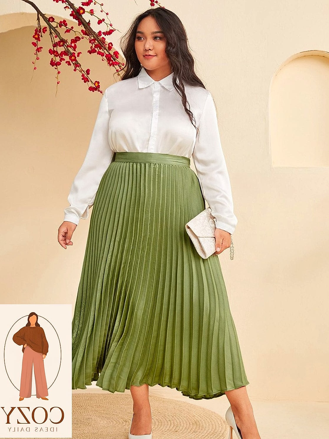 The Metallic Skirt Statement
