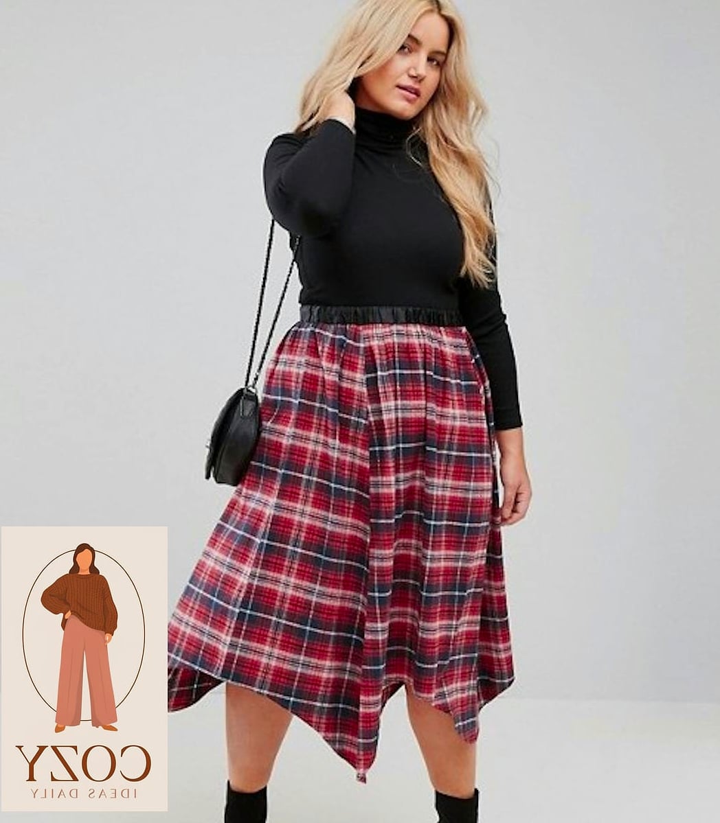 Midi Skirt and Cropped Sweater