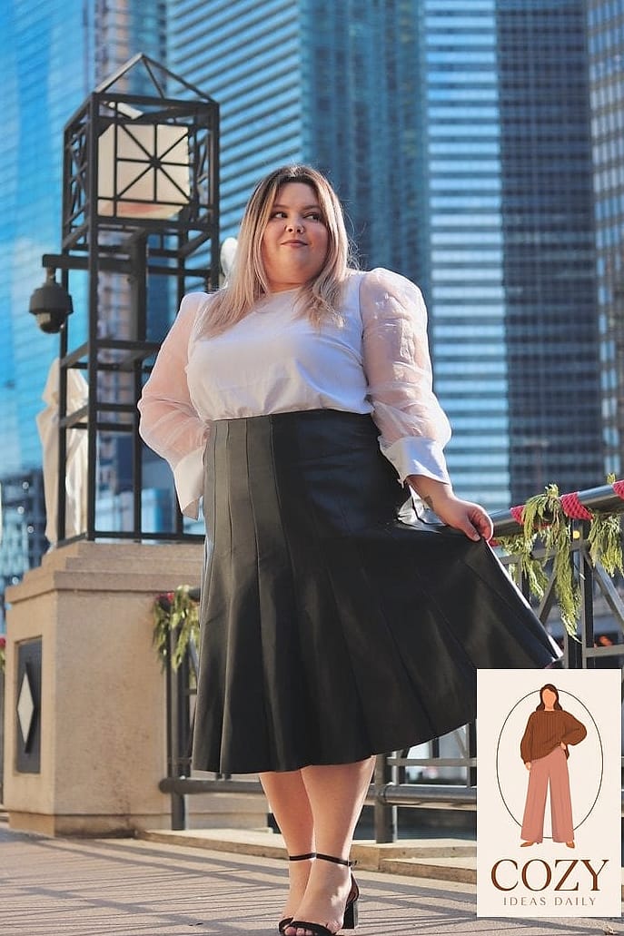 The Midi Skirt and Turtleneck Combo