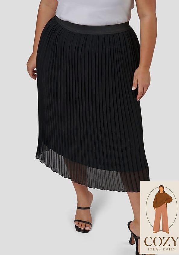 Midi Skirts With Adjustable Hems