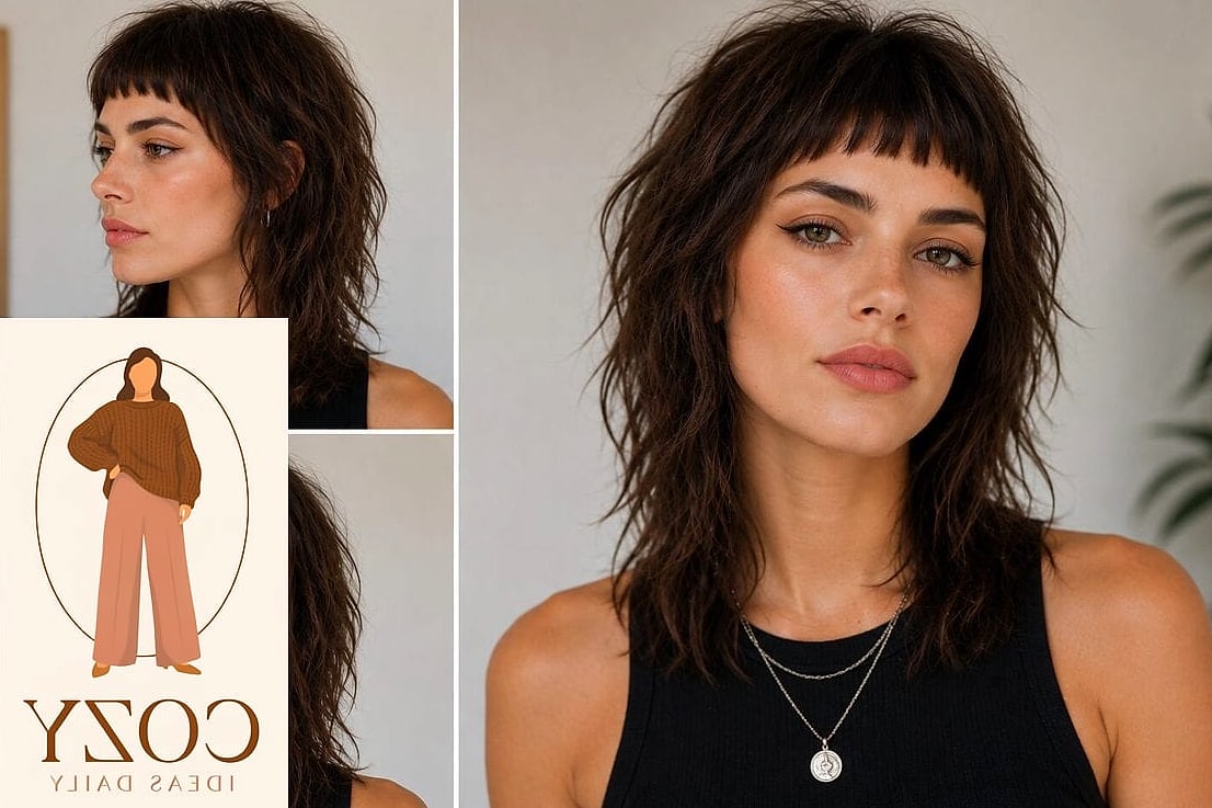 The Modern Shag With Bangs