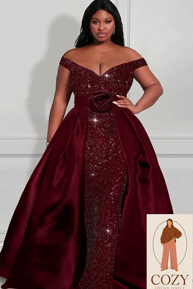 The Off-Shoulder in Burgundy