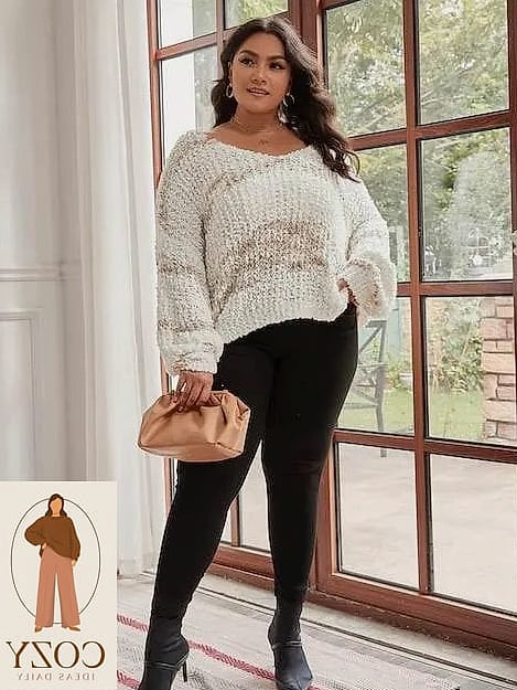 Off-the-Shoulder Top with High-Waisted Jeans