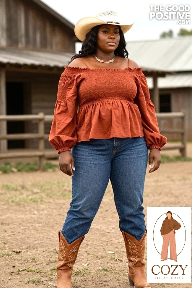 The Off-Shoulder Top and Cutoffs